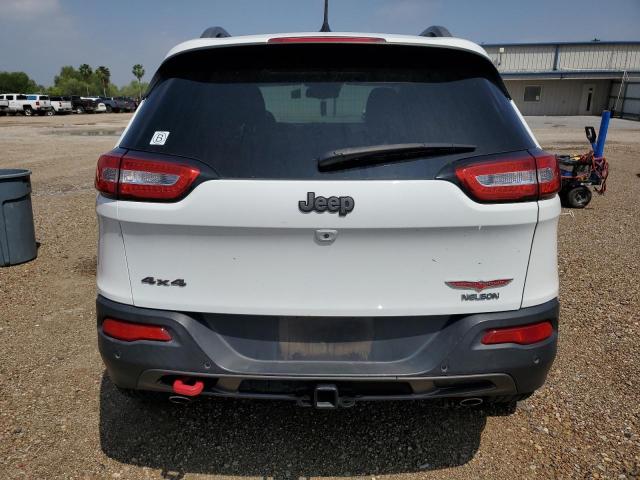 1C4PJMBS9EW140344 - 2014 JEEP CHEROKEE TRAILHAWK WHITE photo 6