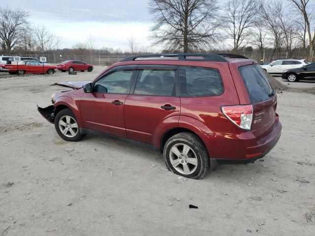 JF2SH6BC3AH783802 - 2010 SUBARU FORESTER XS Қызыл фото 2