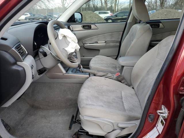 JF2SH6BC3AH783802 - 2010 SUBARU FORESTER XS Қызыл фото 7