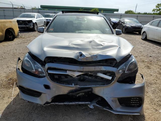 WDDHF8JB2EA798492 - 2014 MERCEDES-BENZ E 350 4MATIC GRAY photo 5