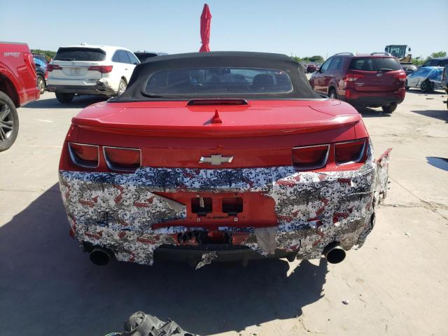 2G1FK3DJ1C9131689 - 2012 CHEVROLET CAMARO 2SS RED photo 6