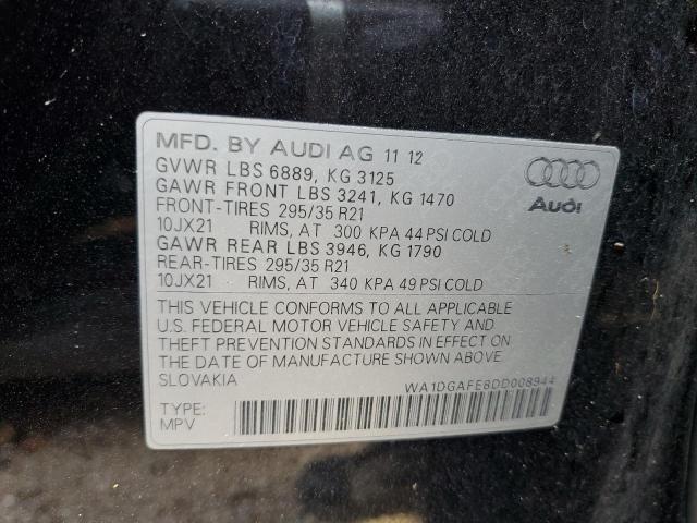 WA1DGAFE8DD008944 - 2013 AUDI Q7 PRESTIGE BLACK photo 13