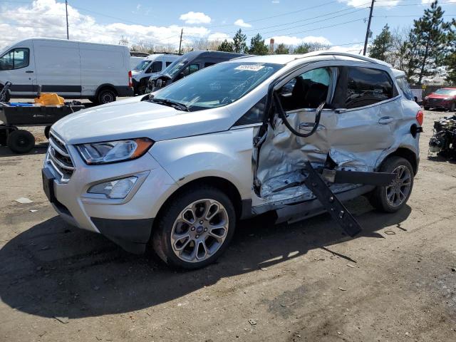 MAJ6P1WL1JC169446 - 2018 FORD ECOSPORT TITANIUM SILVER photo 1