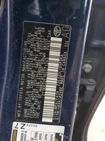 2T1KR32E16C571343 - 2006 TOYOTA COROLLA MA XR BLUE photo 12