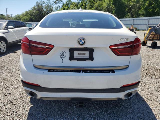 5UXKU2C57F0F95424 - 2015 BMW X6 XDRIVE35I WHITE photo 6