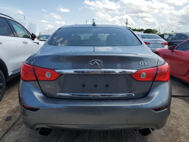 JN1EV7AR2HM837854 - 2017 INFINITI Q50 PREMIUM GRAY photo 6