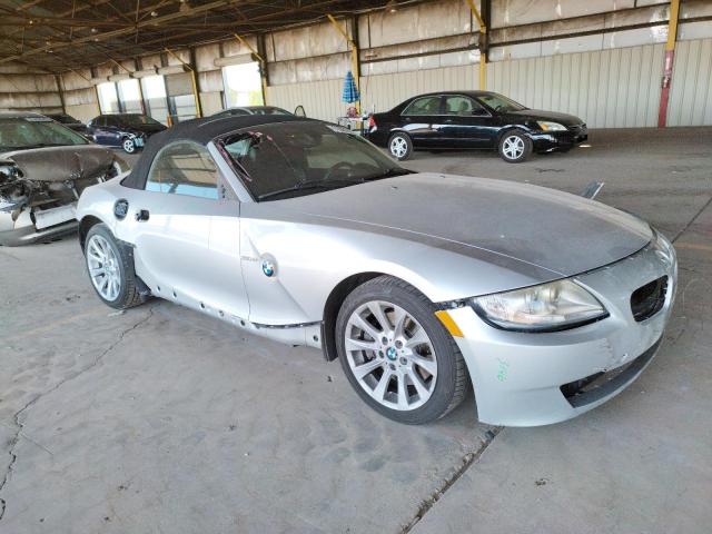 4USBU53527LX03393 - 2007 BMW Z4 3.0SI GRAY photo 4