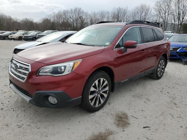 4S4BSELC3F3351106 - 2015 SUBARU OUTBACK 3.6R LIMITED RED photo 1