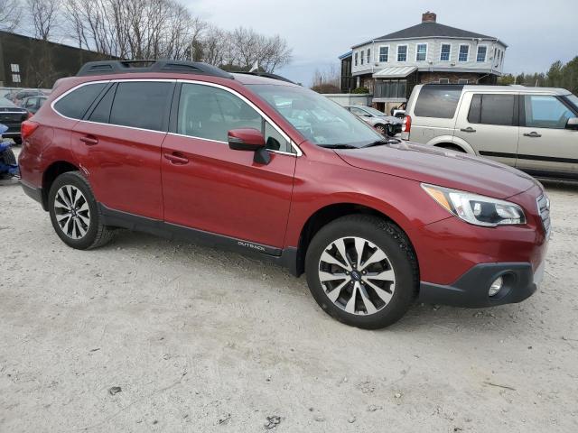 4S4BSELC3F3351106 - 2015 SUBARU OUTBACK 3.6R LIMITED RED photo 4