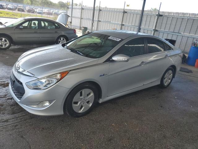 KMHEC4A45CA058993 - 2012 HYUNDAI SONATA HYBRID SILVER photo 1