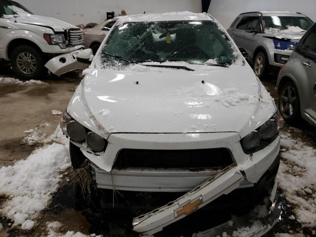 1G1JD5SH8C4101107 - 2012 CHEVROLET SONIC LT WHITE photo 5