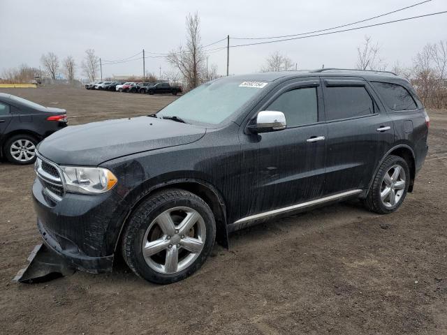 1D4SE4GT0BC593249 - 2011 DODGE DURANGO CREW BLACK photo 1