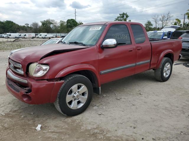 5TBRT34155S456446 - 2005 TOYOTA TUNDRA ACCESS CAB SR5 MAROON photo 1