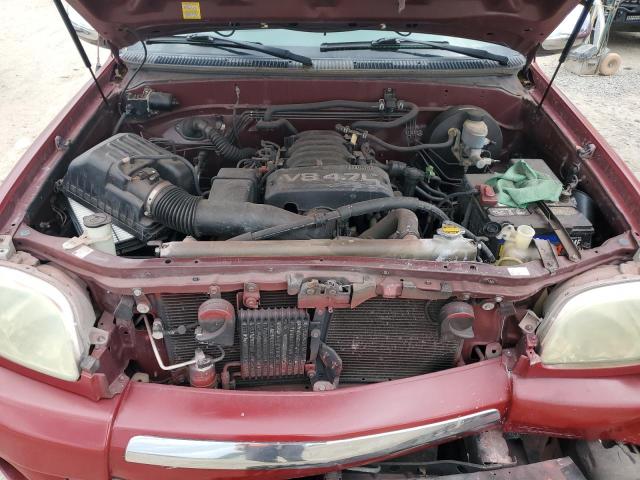 5TBRT34155S456446 - 2005 TOYOTA TUNDRA ACCESS CAB SR5 MAROON photo 11