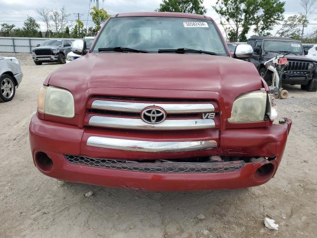 5TBRT34155S456446 - 2005 TOYOTA TUNDRA ACCESS CAB SR5 MAROON photo 5
