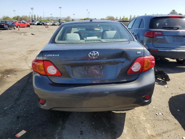 1NXBU4EE8AZ196381 - 2010 TOYOTA COROLLA BASE GRAY photo 6