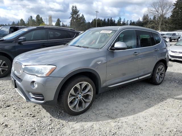 5UXWY3C55F0E97598 - 2015 BMW X3 XDRIVE28D GRAY photo 1