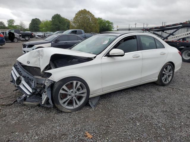 55SWF4JB8FU091222 - 2015 MERCEDES-BENZ C 300 WHITE photo 1