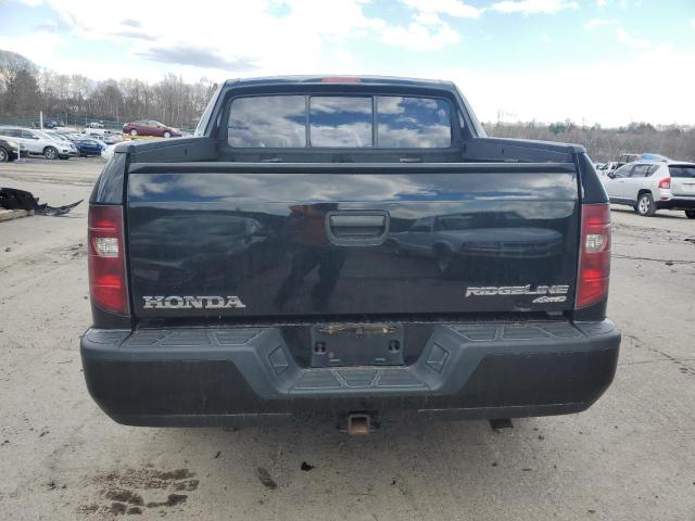 5FPYK16289B107167 - 2009 HONDA RIDGELINE RT BLACK photo 6