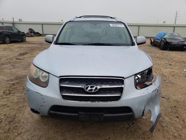 5NMSH13E57H088987 - 2007 HYUNDAI SANTA FE SE SILVER photo 5