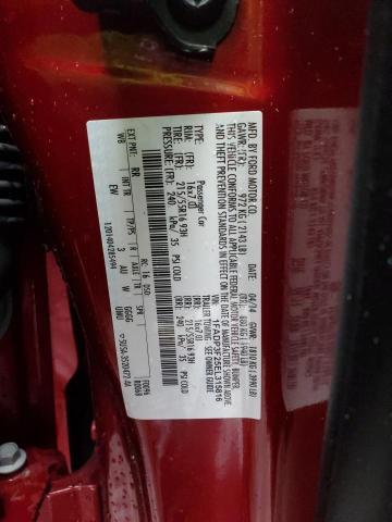 1FADP3F25EL315816 - 2014 FORD FOCUS SE RED photo 13