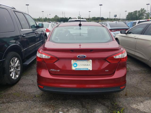 1FADP3F25EL315816 - 2014 FORD FOCUS SE RED photo 6