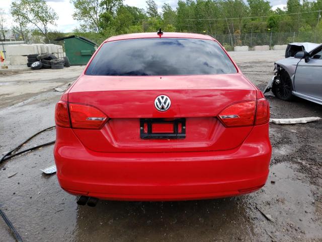 3VWD17AJ6EM312047 - 2014 VOLKSWAGEN JETTA SE RED photo 6