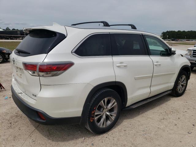 5TDKKRFH1FS104782 - 2015 TOYOTA HIGHLANDER XLE Ağ foto 3
