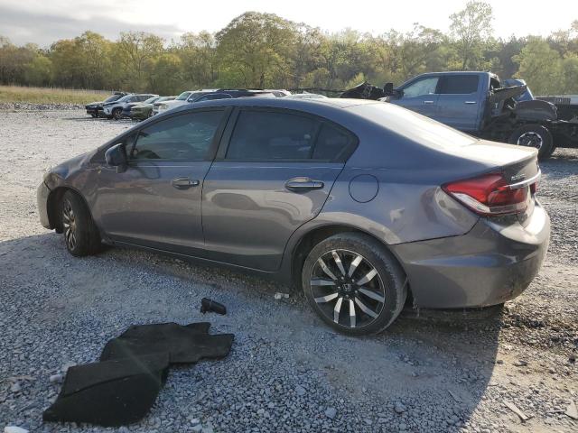 19XFB2F90EE060817 - 2014 HONDA CIVIC EXL GRAY photo 2