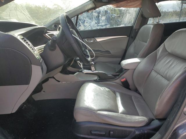 19XFB2F90EE060817 - 2014 HONDA CIVIC EXL GRAY photo 7