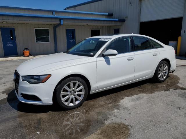 WAUGFAFC5DN124551 - 2013 AUDI A6 PREMIUM PLUS WHITE photo 1