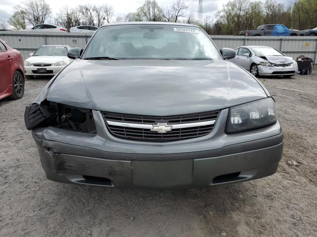 2G1WF55E159128103 - 2005 CHEVROLET IMPALA GRAY photo 5