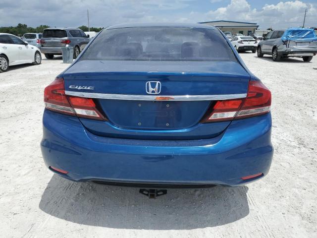 19XFB2F81EE205127 - 2014 HONDA CIVIC EX BLUE photo 6