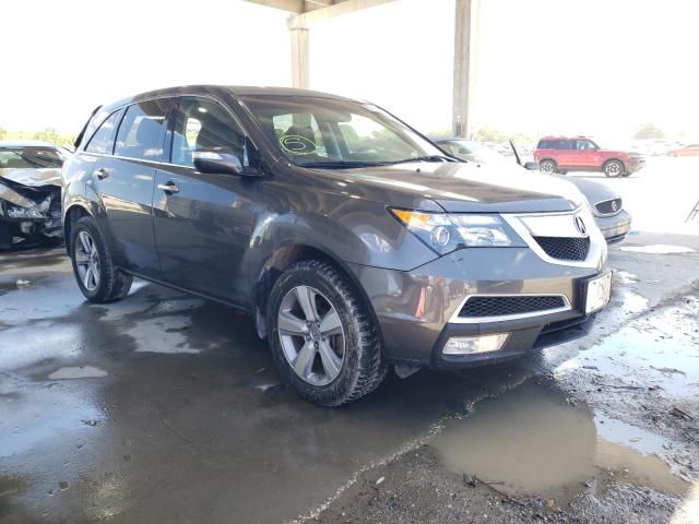 2HNYD2H34CH545095 - 2012 ACURA MDX TECHNOLOGY GRAY photo 4