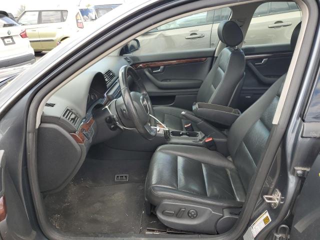 WAUDH78E57A245428 - 2007 AUDI A4 3.2 QUATTRO GRAY photo 7