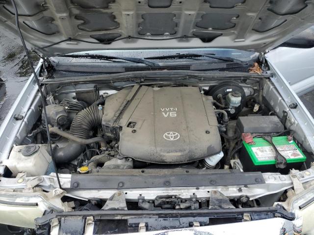 3TMJU4GN7CM134443 - 2012 TOYOTA TACOMA DOUBLE CAB PRERUNNER SILVER photo 11