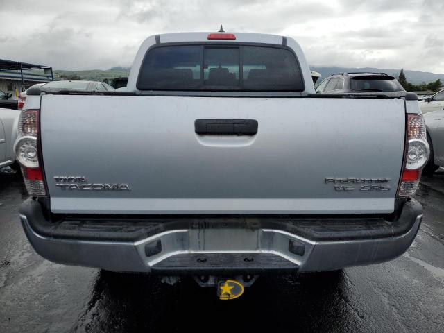 3TMJU4GN7CM134443 - 2012 TOYOTA TACOMA DOUBLE CAB PRERUNNER SILVER photo 6