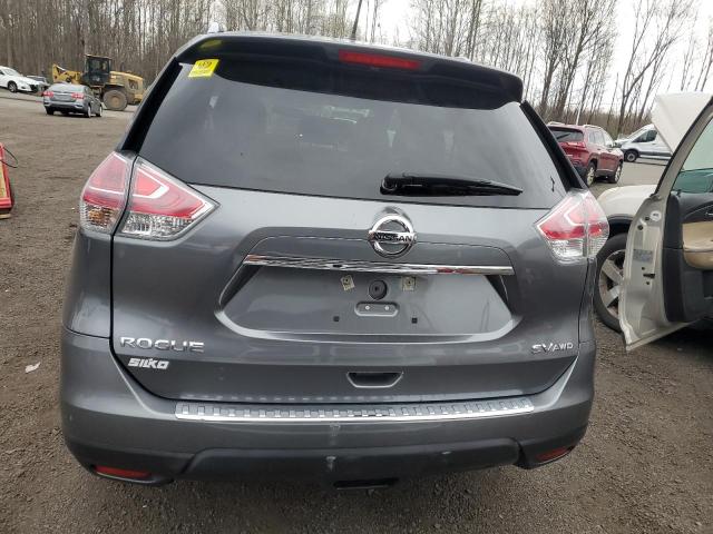 5N1AT2MK1FC869258 - 2015 NISSAN ROGUE S GRAY photo 6