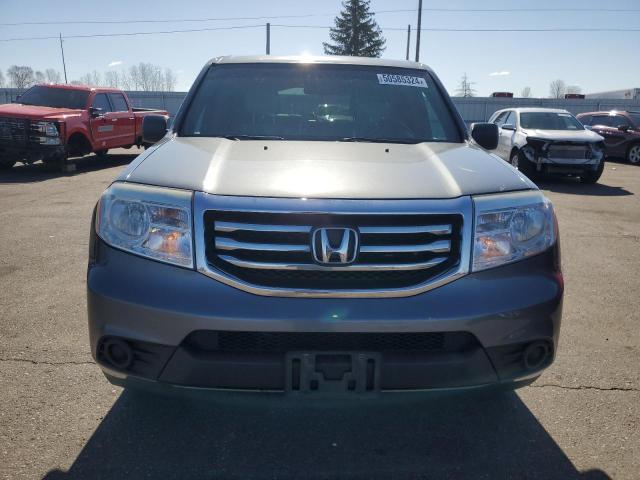 5FNYF4H22DB052414 - 2013 HONDA PILOT LX BLUE photo 5