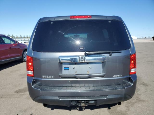 5FNYF4H22DB052414 - 2013 HONDA PILOT LX BLUE photo 6