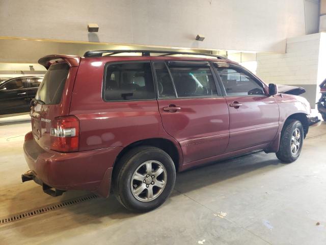 JTEEP21A270220055 - 2007 TOYOTA HIGHLANDER SPORT RED photo 3