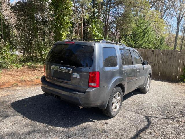 5FNYF3H56AB008058 - 2010 HONDA PILOT EXL GRAY photo 4