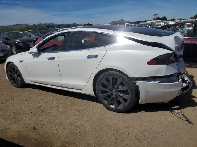 5YJSA1E29LF365241 - 2020 TESLA MODEL S WHITE photo 2