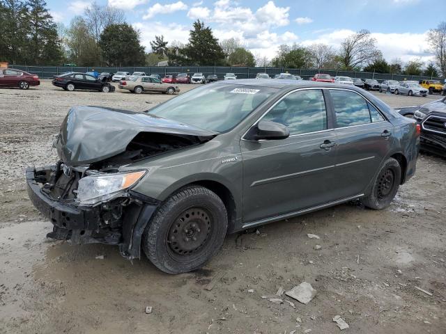 4T1BD1FK7EU118148 - 2014 TOYOTA CAMRY HYBRID GRAY photo 1