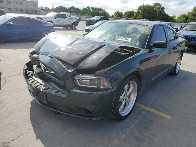 2B3CL5CT2BH531675 - 2011 DODGE CHARGER R/T BLACK photo 2