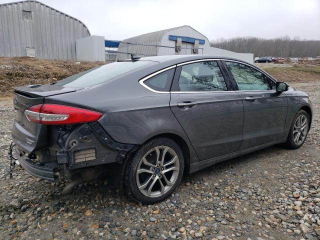 3FA6P0RU5LR204752 - 2020 FORD FUSION TITANIUM GRAY photo 3