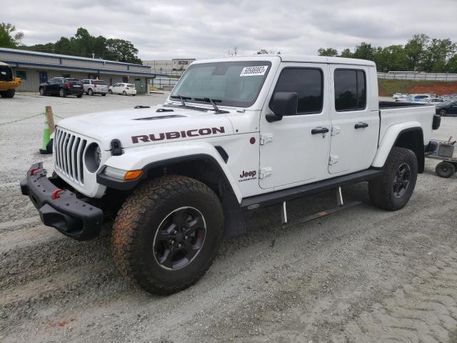 1C6JJTBG3LL114033 - 2020 JEEP GLADIATOR RUBICON WHITE photo 1