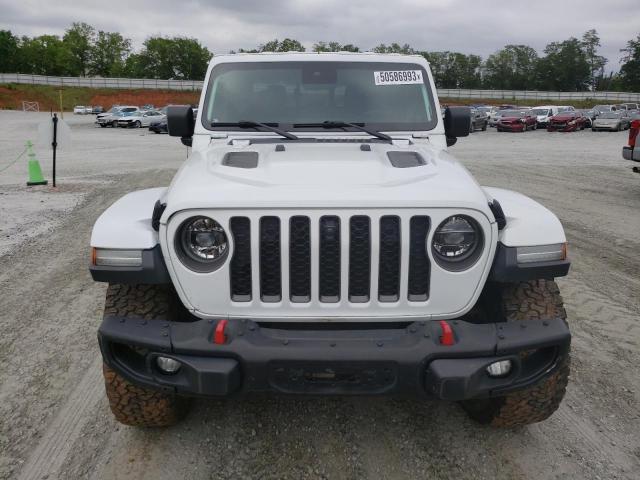 1C6JJTBG3LL114033 - 2020 JEEP GLADIATOR RUBICON WHITE photo 5