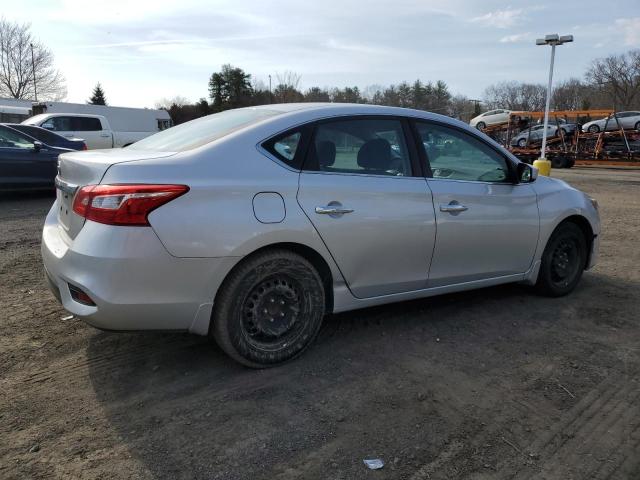 3N1AB7AP8HY364786 - 2017 NISSAN SENTRA S SILVER photo 3