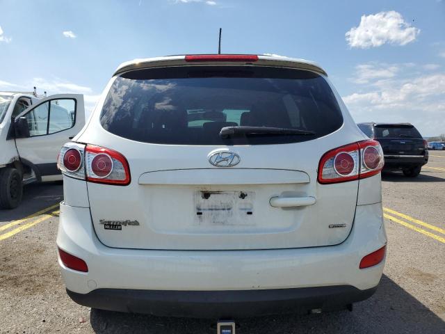 5XYZHDAG6CG118720 - 2012 HYUNDAI SANTA FE SE WHITE photo 6